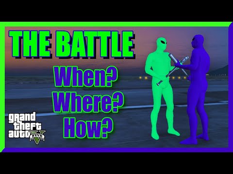 GTA 5 - ALIEN GANG WAR! **GREEN VS PURPLE** BE THERE TO FIGHT! ONLY ONE RULE! #savechandra