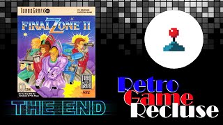 Final Zone II (1990) PC Engine CD Turbografx ending [Retro Gaming]