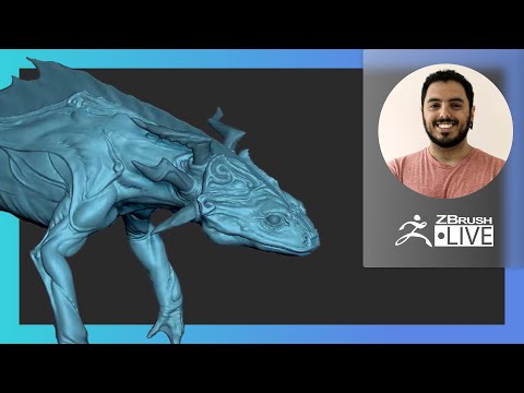 Creature & Character Concepting for Production: Frog Creature Design - José Rosales - ZBrush 2021.6