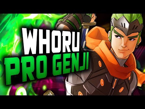 KOREAN GENJI GOD WHORU! [ OVERWATCH SEASON 17 TOP 500 ]