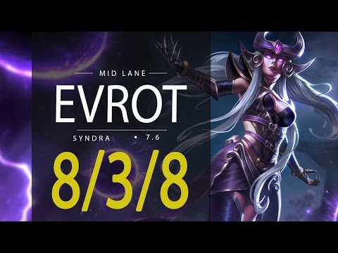 LOL ProTV - Evrot -  SYNDRA MID vs AKALI (23/03/2017)