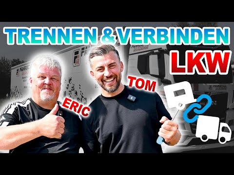 Truck disconnecting & connecting a CE trailer with TIPS | Truck class CE made easy 🚛🔗