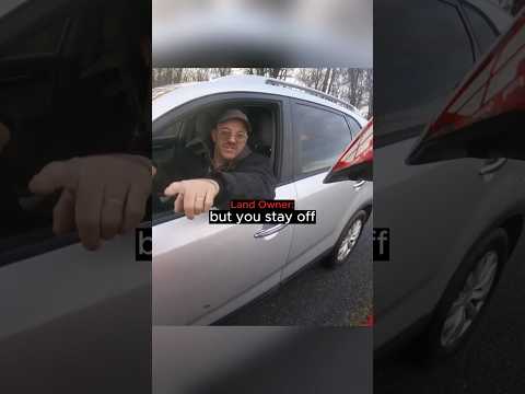 Innocent Biker Gets Chewed Out by Angry Land Owner…