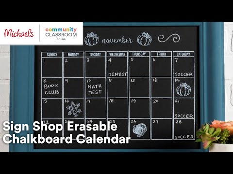 December Chalk Calendar