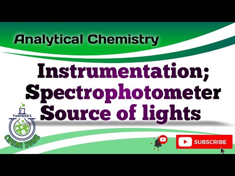 Instrumentation of UV-VIS Spectroscopy|| source of light in Spectrophotometer|| analytical chemistry