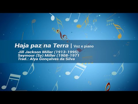 HAJA PAZ NA TERRA | Voz e piano