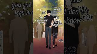 10 years gap 💟💔 she falls in love with her bodyguard #anime #manhwa #age #love