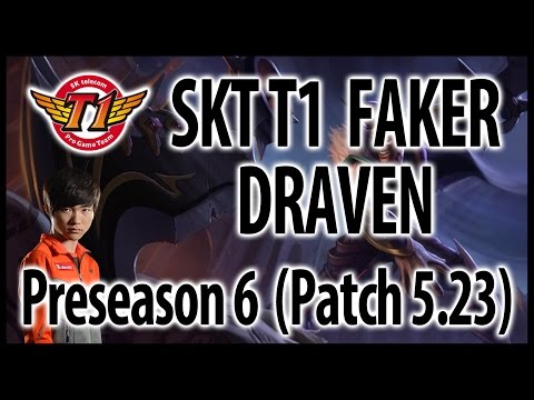 SKT Faker – Draven ADC vs. Ezreal – Preseason 6, KR challenger ranked solo queue (2015.12.03)