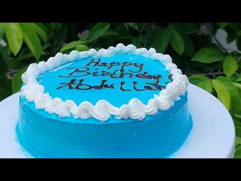 Full tutorial vanilla cake and how to write on cake recipe ​by @Cakes.byzaha