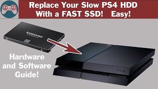 Replace your PS4 Phat Hard Drive with an SSD - Easy Install