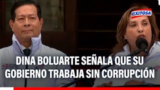 🔴🔵Boluarte afirma que su gobierno trabaja sin corrupción: "Quizá por eso a algunos caemos incómodos"