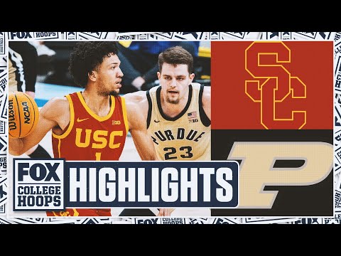 USC Trojans vs. Purdue Boilermakers Big Ten Tournament Highlights | FOX College Hoops