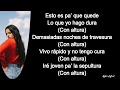 Rosalia, J balvin, El Guincho - Con Altura LETRA Rosalia, J balvin, El Guincho - Con Altura LETRA
