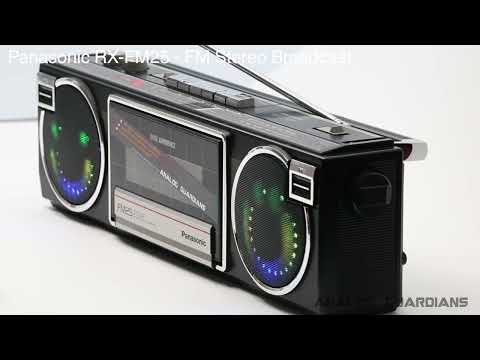 1985 Panasonic RX-FM25 Boombox, upgraded with Bluetooth, Rechargeable Battery and an LED Music Visualizer image 18