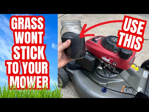 HOW TO STOP GRASS FROM STICKING TO YOUR LAWN MOWER DECK | 15 MINUTE FIX