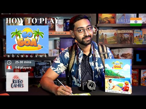 How-to-Play Go Goa - Roll and Write game - Kheo Games New Indian game //Chai & Games