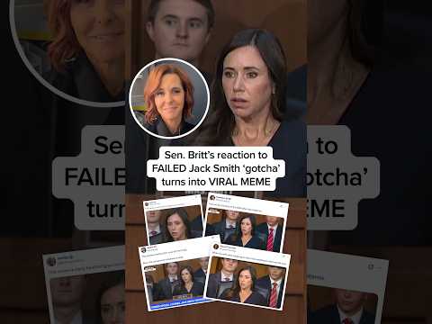 Sen. Britt’s reaction to FAILED Jack Smith ‘gotcha’ turns into VIRAL MEME