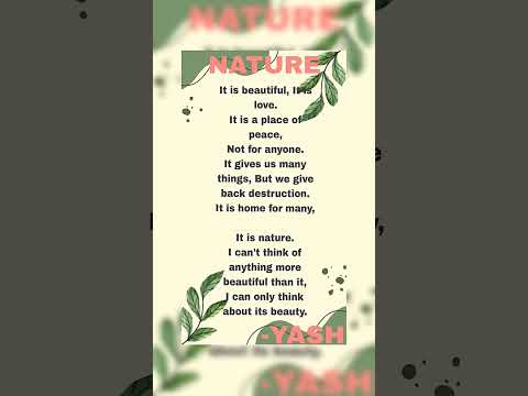 Nature| poem | inspiration @tamannasharma5004 #poem #poetry #nature