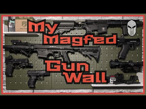 My Paintball Gun Wall | All My Magfed Paintball Guns