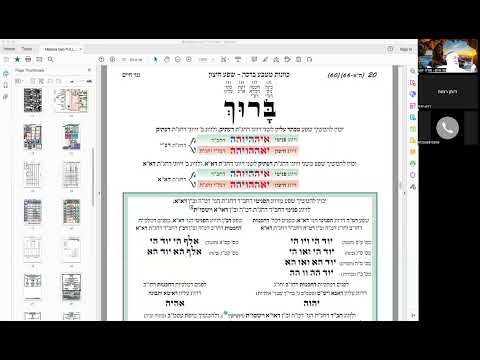ר' יואל חקון - מטבע ברכה תשפ״ב - ישיבה - תשפ״ב - מטבע ברכה - שיעור 12 - ברוך