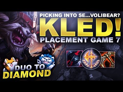 PICKING KLED INTO SE...VOLIBEAR? - Duo to Diamond | League of Legends