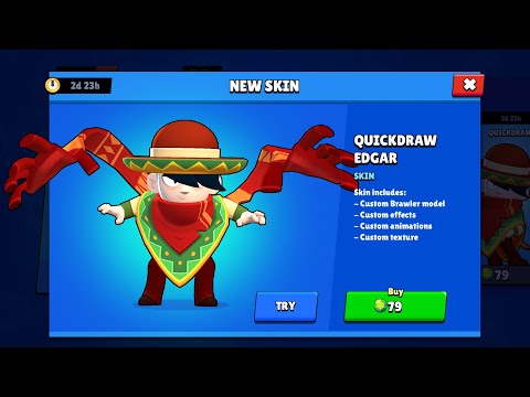 BRAWL STARS: Battle Royale!!! (Ep.90) | NEW SKIN: Quickdraw Edgar! | No. #1386