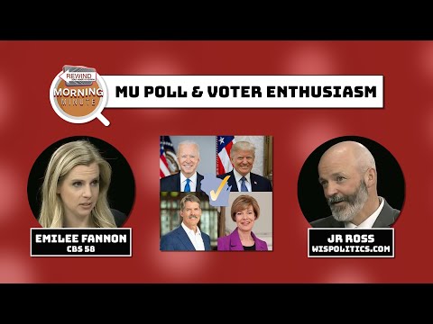 WisEye Morning Minute: Marquette Law School Poll & Voter Enthusiasm