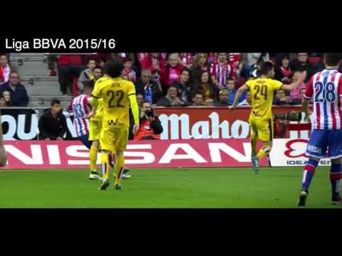 Sporting de Gijón 2 - 0 SD Eibar, Goles y Resumen, Liga BBVA 2016
