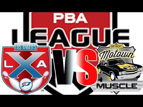 2018 Bowling - PBA League OceanView at Falmouth Quarterfinal L.A. X vs Motown Muscle