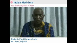 Mr. Saka, Nigeria patient video testimonial India