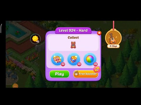 Matchington Mansion Level 924 - Hard Level / iOS/Android