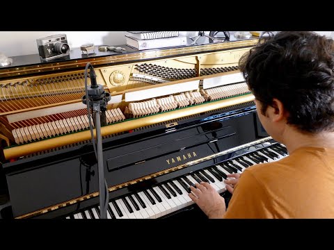 How to record the acoustic piano - (Upright piano recording)