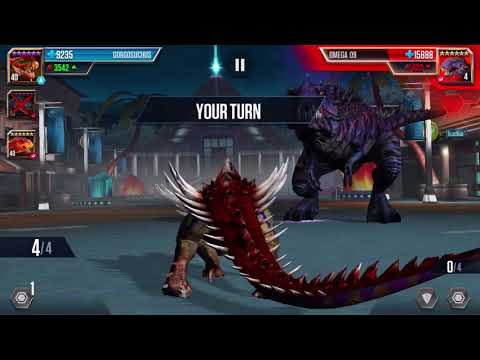 TYRANNOSAURUS REX Vs OMEGA 09 - Jurassic World The Game