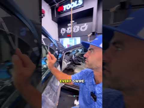 How to file edges on window tint