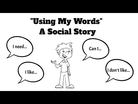 Using My Words | Social Stories to Help Adults & Children Use Their Words #abatherapy #parentingtips