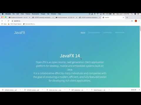 How to set up JavaFX