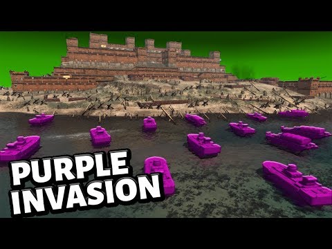THE PURPLE INVASION BEGINS ! Attack FORT TAN ! - AMOW - WAVE 1