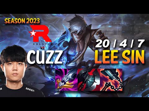 KT Cuzz LEE SIN vs GRAGAS Jungle - KR Ranked