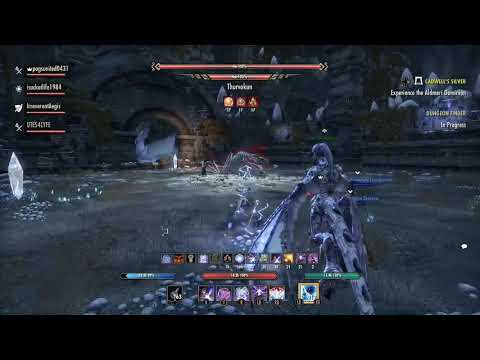 ESO Glass Paladin Tank Fang Lair Minimal Animosity Achievement
