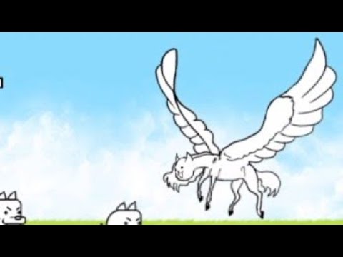 Pegasus Cat (Cow Cat Fourth Form) - The Battle Cats Fan Made