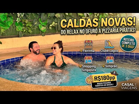 O QUE FAZER EM CALDAS NOVAS EM 3 DIAS? Roteiro Completo (Lagoa, Feirinha e Pizzaria Piratas!) 💦🍕