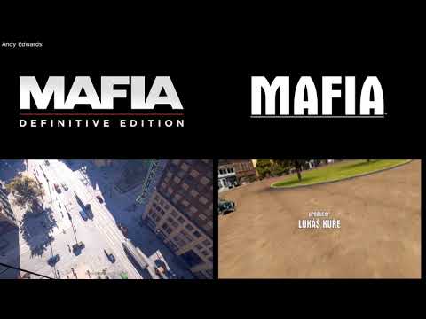 Mafia 1 intro VS Mafia Definitive Edition intro Side by Side comparison