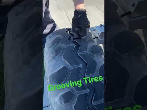 Grooving Tires #superswamper #TSL #interco #tiregrooving #jeep #rockcrawler #buggy #trailhero