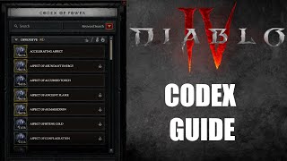 Diablo 4 Codex of Power Guide!