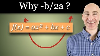 Quadratic Functions: Why We Use -b/2a to Find the Vertex