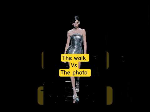 The walk vs The photo of runway models part-2 #kendalljenner #gigihadid #yasminwijnaldum #anokyai