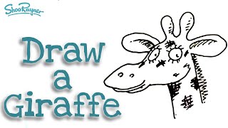 How to draw a cartoon Giraffe
