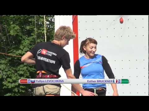 IFSC Climbing World Cup Chamonix 2012 - Speed - Women's Record Broken
