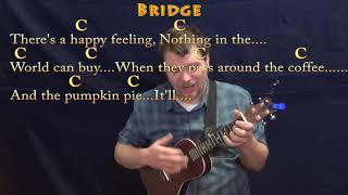 Sleigh Ride (Christmas) Ukulele Cover Lesson in C with Chords/Lyrics