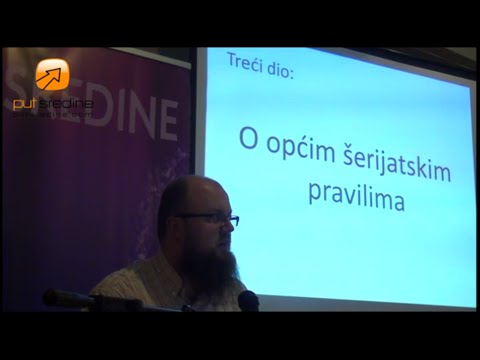 Mr. Fahret Kadrić - Upoznaj najveličanstveniji vjerozakon (šerijat), III dio